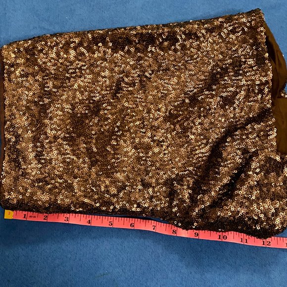 BANANA REPUBLIC BROWN SEQUIN SHORTS - Picture 12 of 12